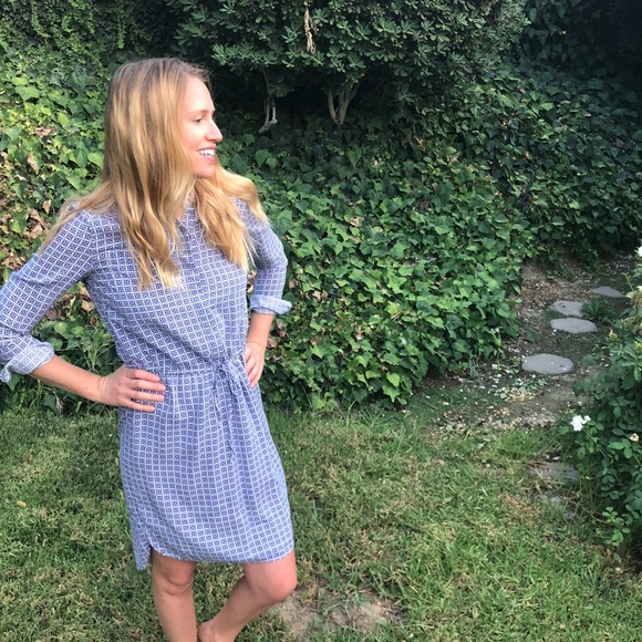 Blue shirt dress - Picture 5 of 5
